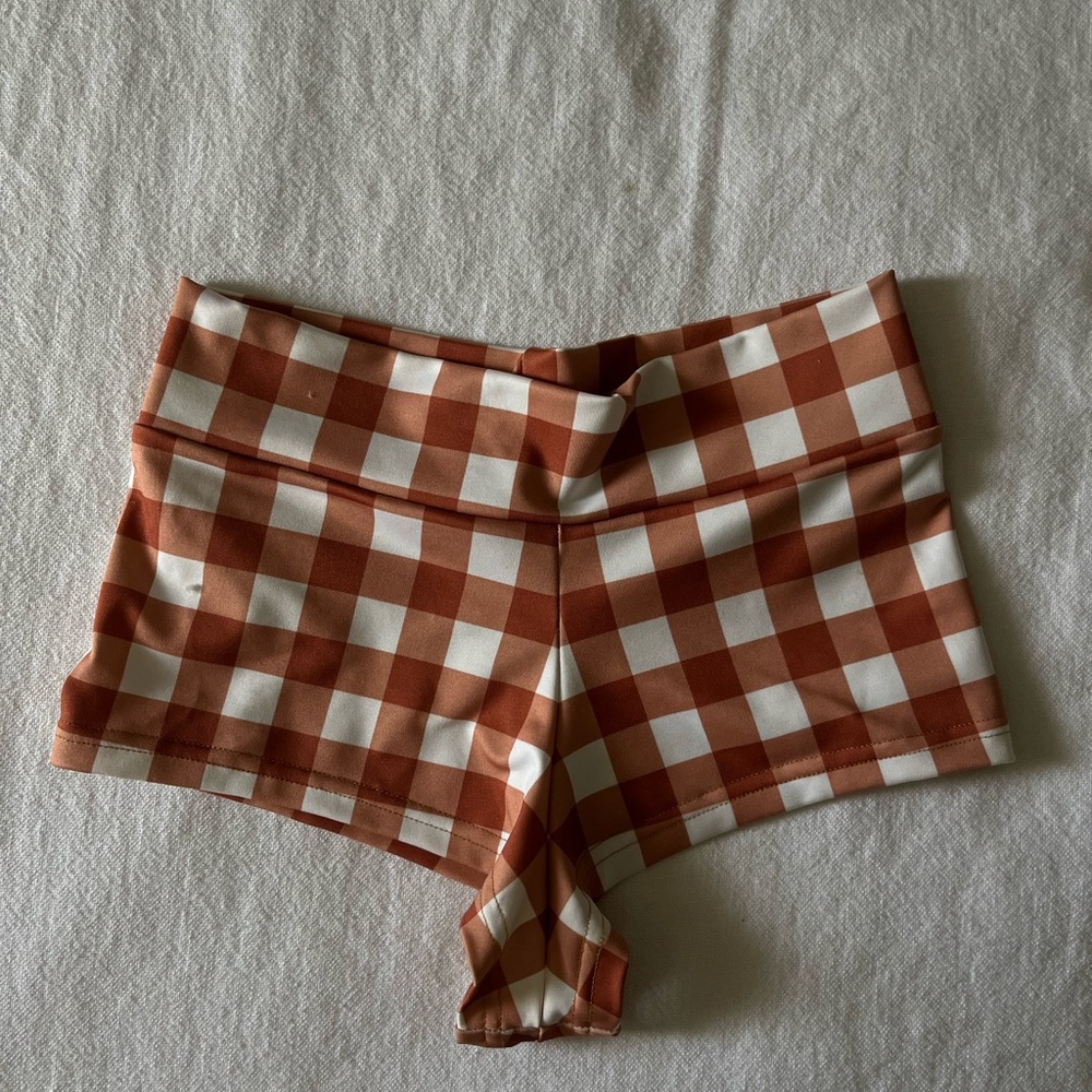 Gingham Checkered Women's Shorts